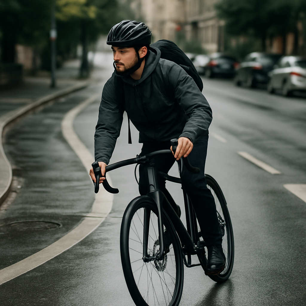 Bremsen- und Kurventechnik für Boulder Bicycle Commuters